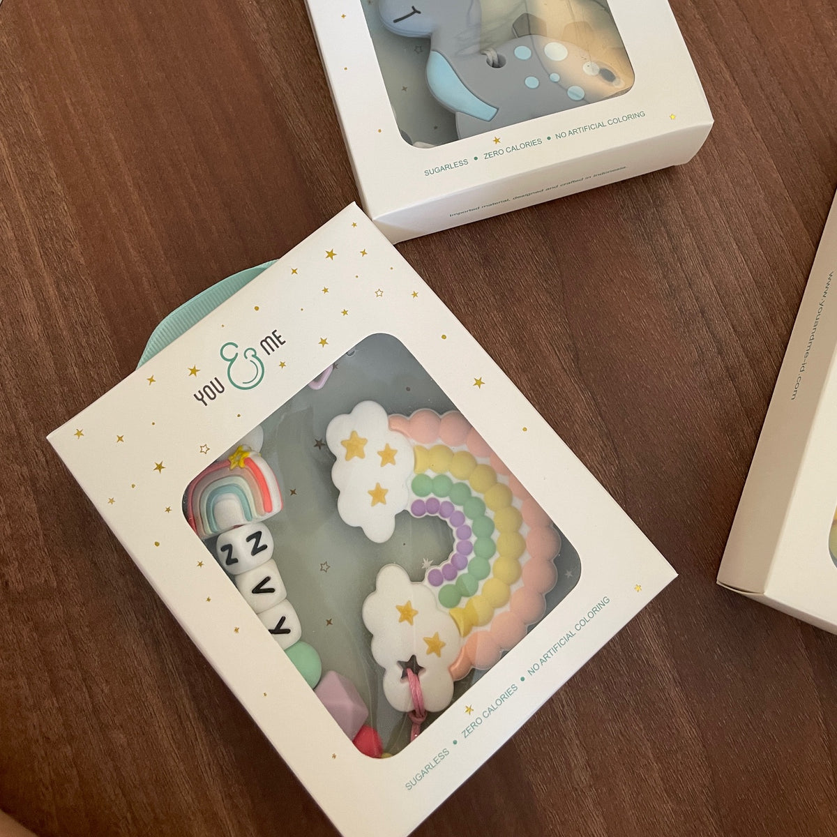 Rainbow Teether Set