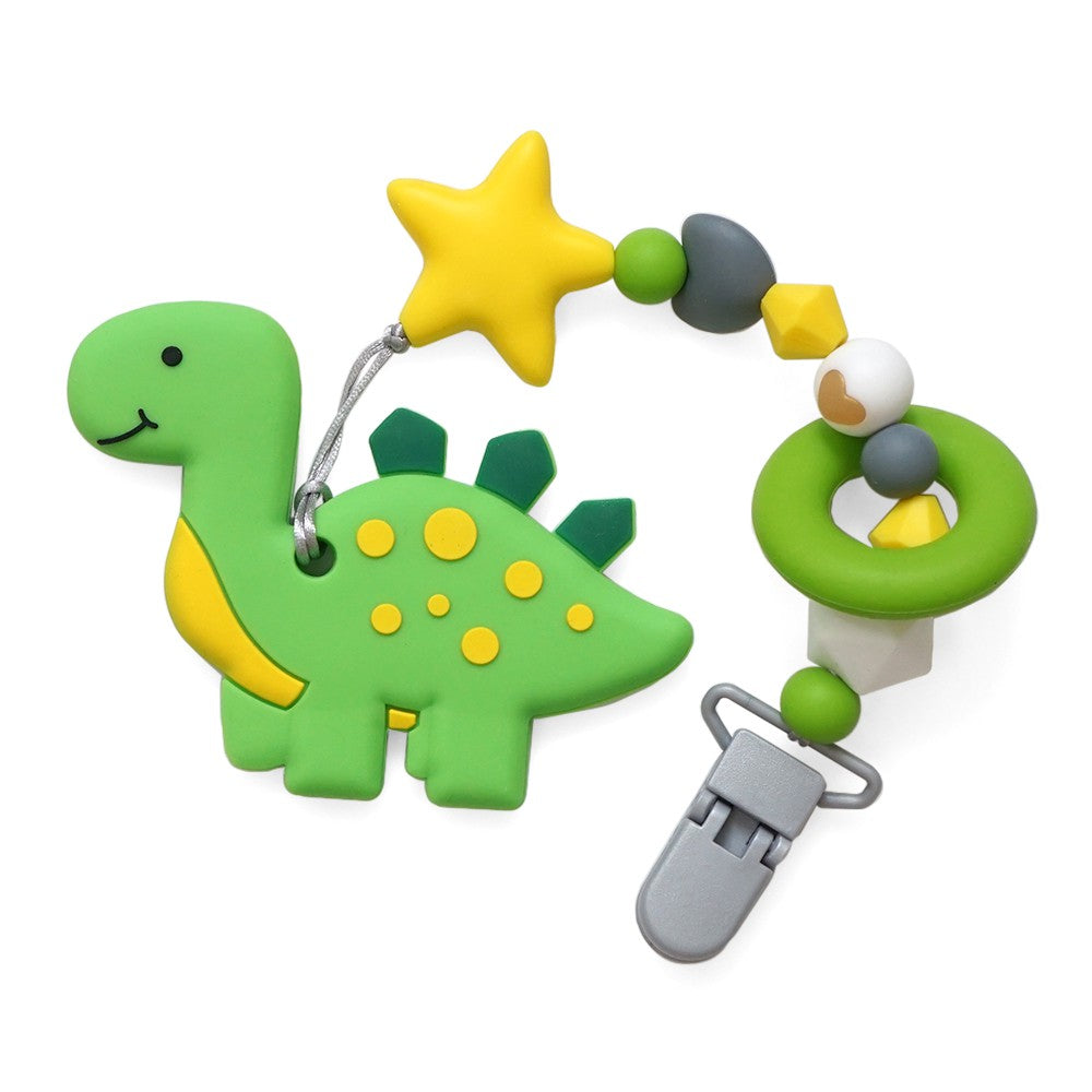 Green Dino Teether Set