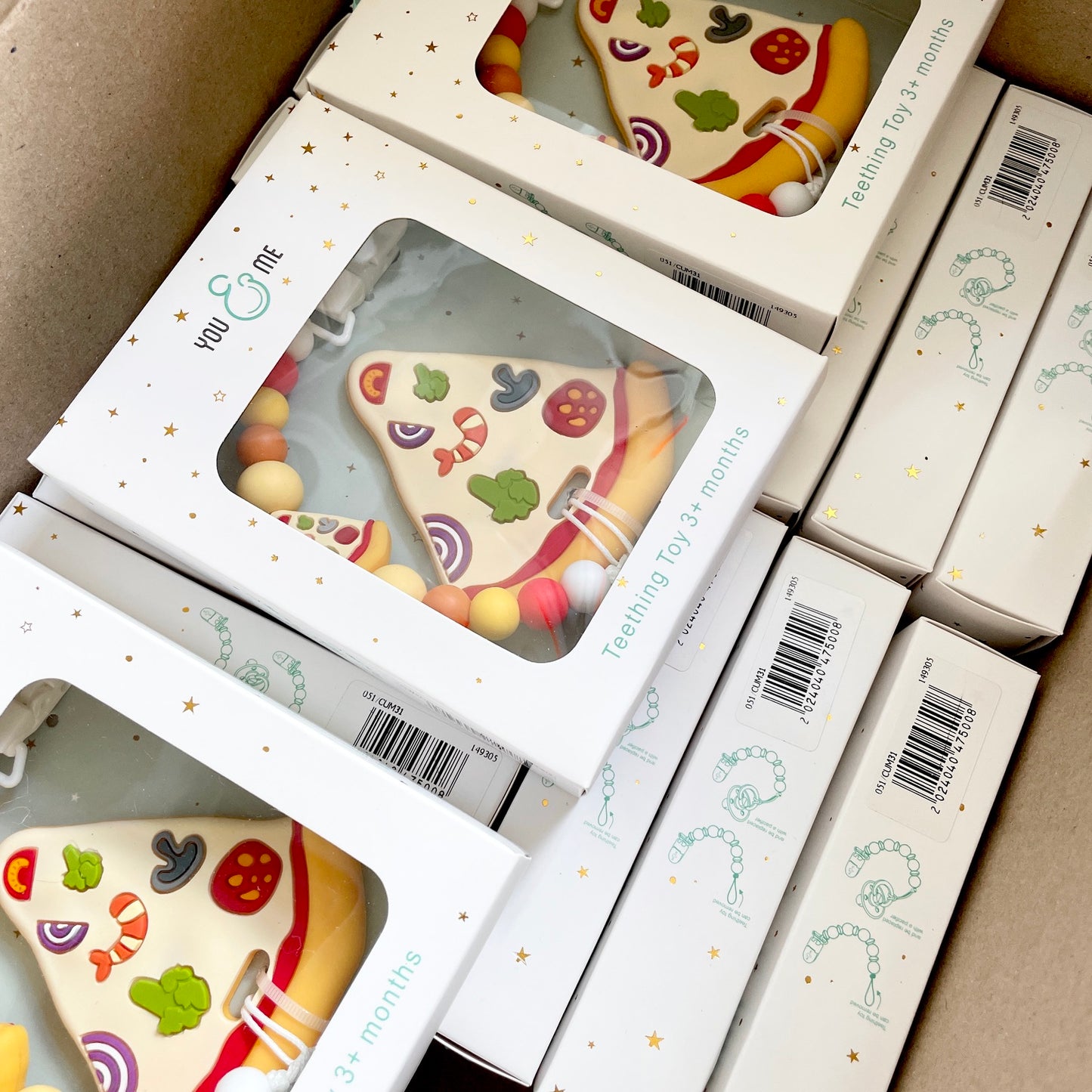 Pizza Teether Set