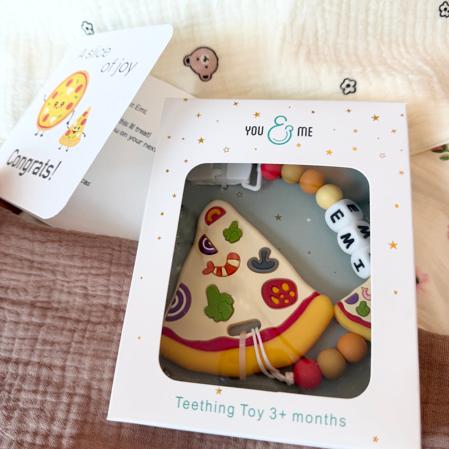 Pizza Teether Set