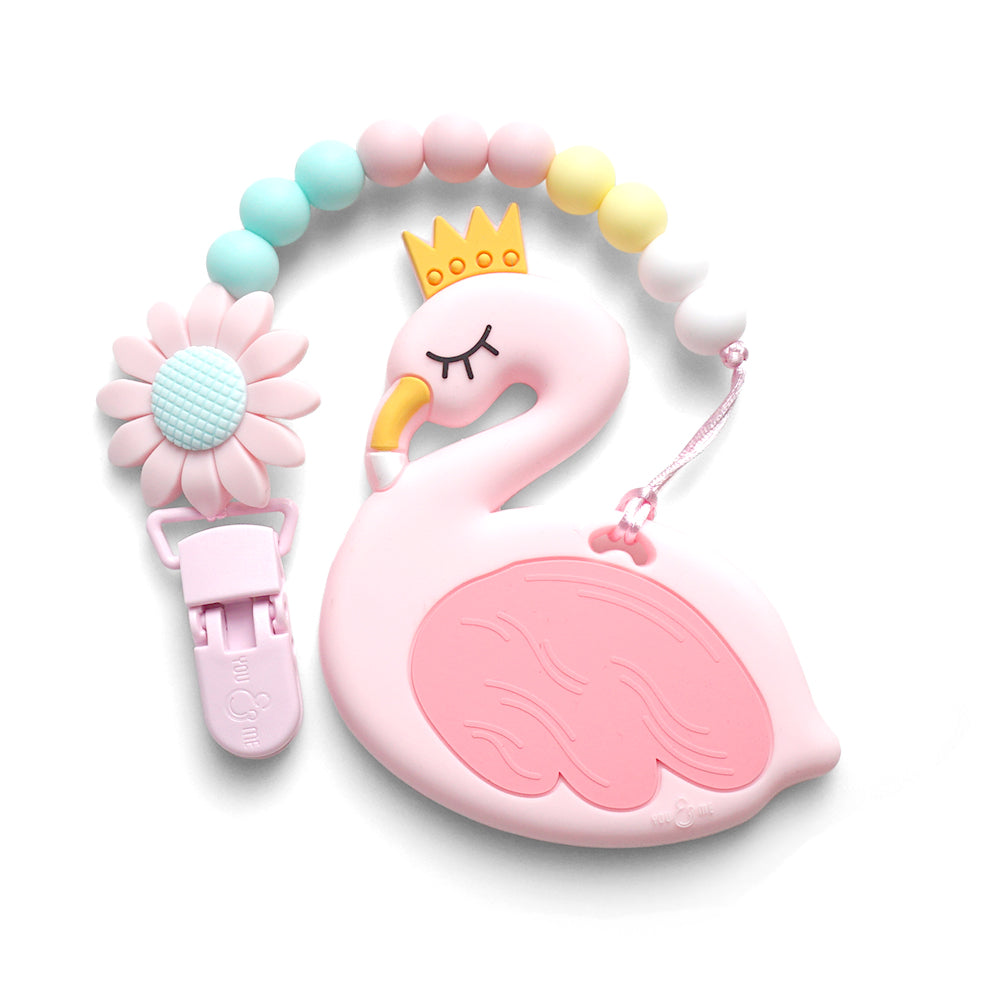 Flamingo Teether Set