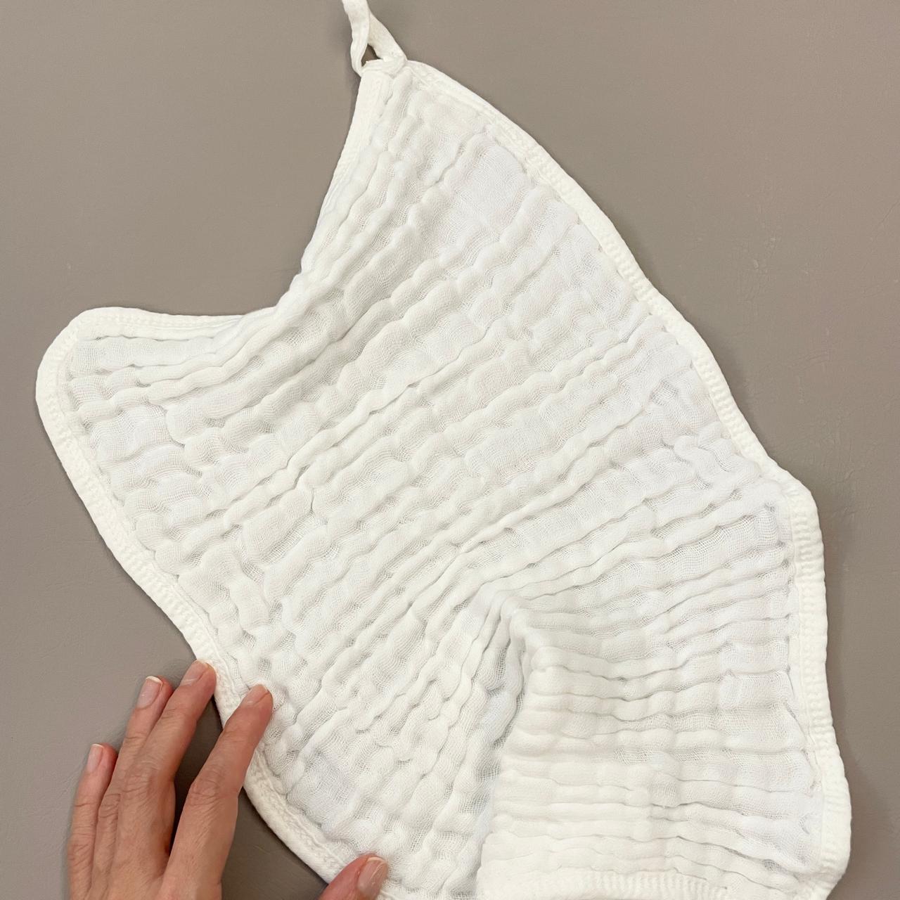 2Pcs Crinkle Burp Cloth