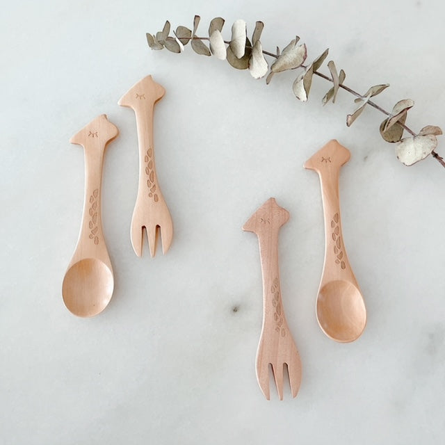 Wooden Spoon and Fork Set