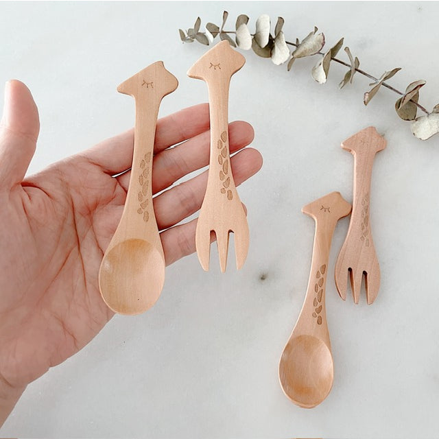 Wooden Spoon and Fork Set