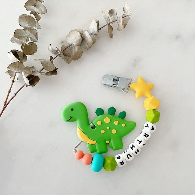 Green Dino Teether Set