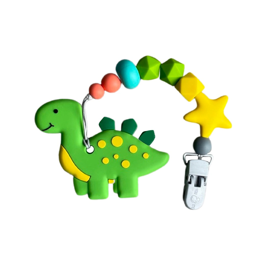 Green Dino Teether Set