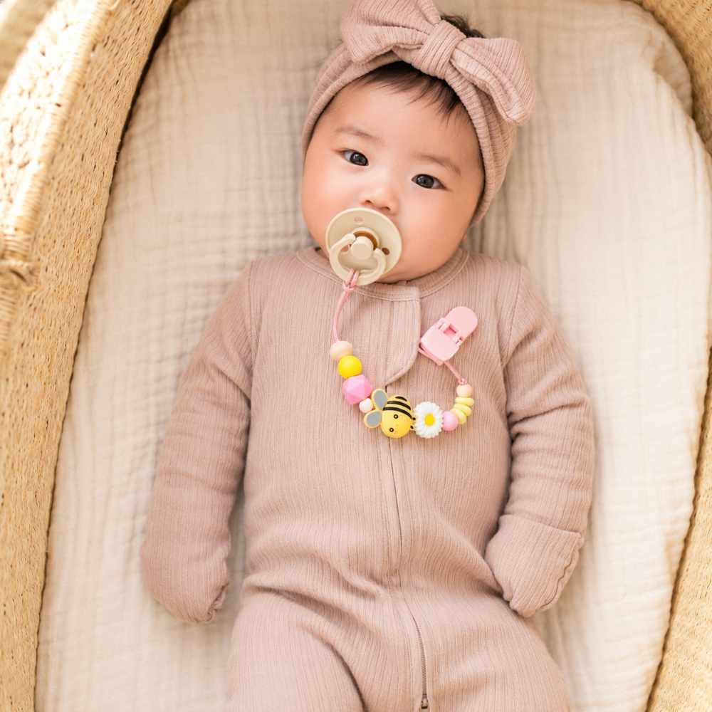 Bee Pacifier Clip